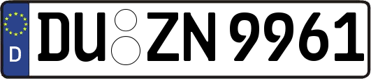 DU-ZN9961