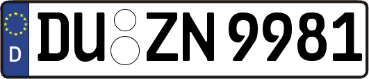 DU-ZN9981