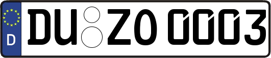 DU-ZO0003