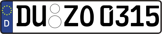 DU-ZO0315