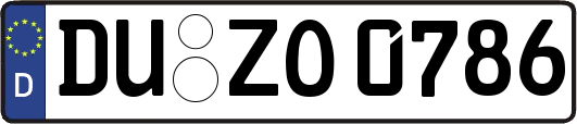 DU-ZO0786