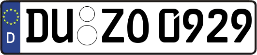 DU-ZO0929