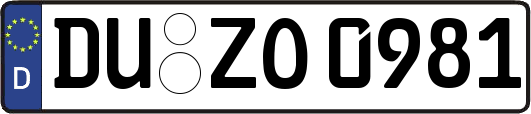 DU-ZO0981
