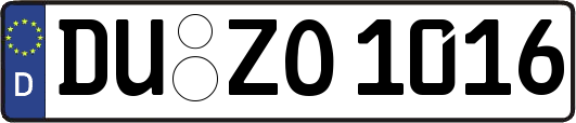 DU-ZO1016