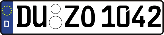 DU-ZO1042