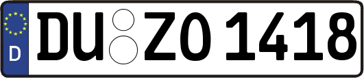 DU-ZO1418