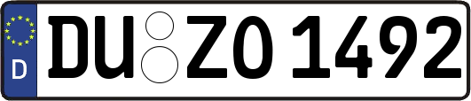 DU-ZO1492