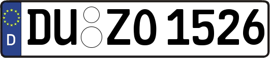 DU-ZO1526