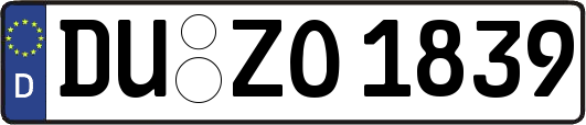 DU-ZO1839