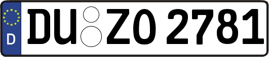 DU-ZO2781