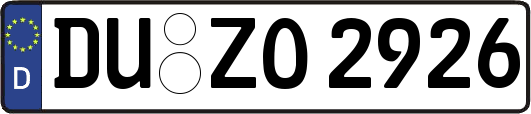 DU-ZO2926