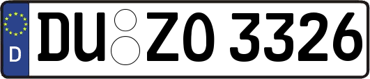 DU-ZO3326