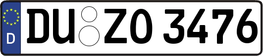 DU-ZO3476