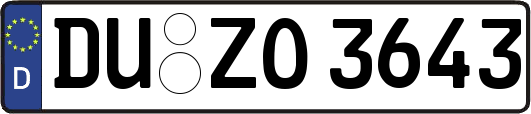 DU-ZO3643