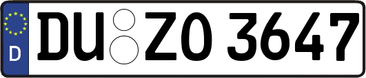 DU-ZO3647