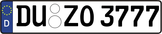 DU-ZO3777