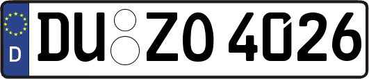 DU-ZO4026
