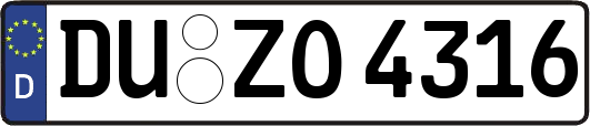 DU-ZO4316