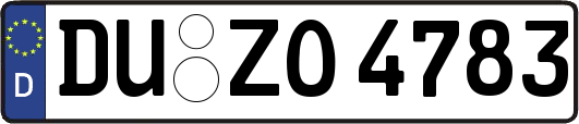 DU-ZO4783