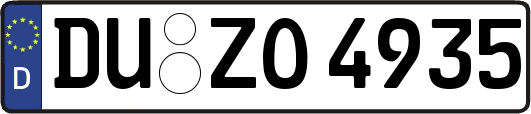 DU-ZO4935