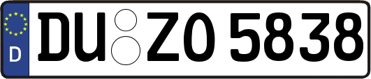 DU-ZO5838
