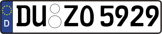 DU-ZO5929