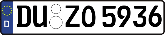DU-ZO5936