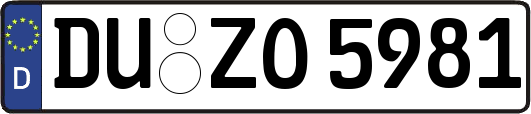 DU-ZO5981