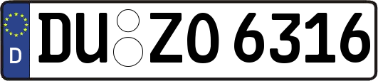 DU-ZO6316