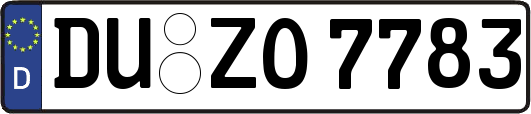 DU-ZO7783