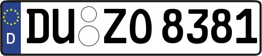 DU-ZO8381