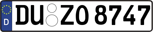 DU-ZO8747