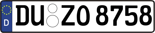 DU-ZO8758