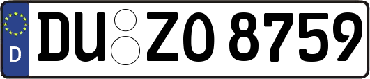 DU-ZO8759