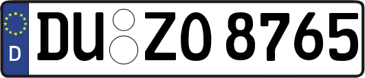 DU-ZO8765