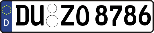 DU-ZO8786