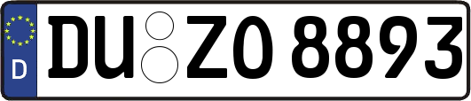 DU-ZO8893
