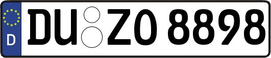 DU-ZO8898