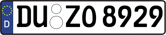 DU-ZO8929