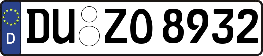 DU-ZO8932