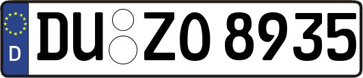 DU-ZO8935