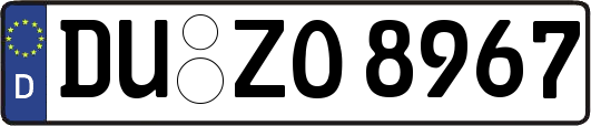 DU-ZO8967