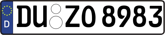 DU-ZO8983
