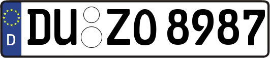 DU-ZO8987
