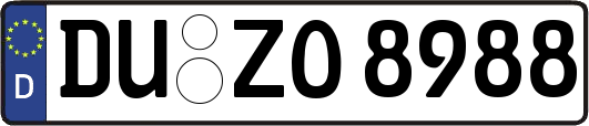 DU-ZO8988