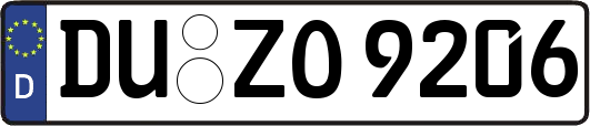 DU-ZO9206