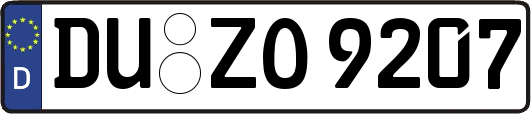 DU-ZO9207