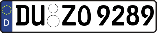 DU-ZO9289