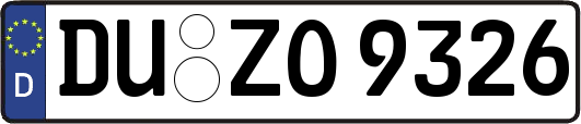 DU-ZO9326