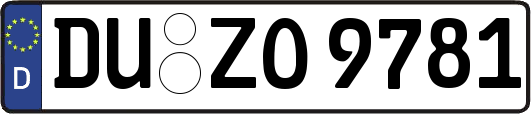 DU-ZO9781